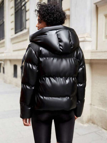 EB | Damen Puffjacke mit Kapuze