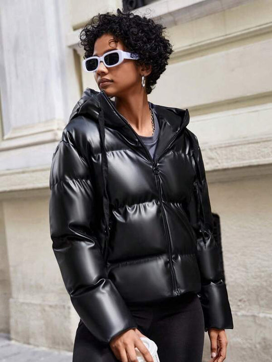 EB | Damen Puffjacke mit Kapuze