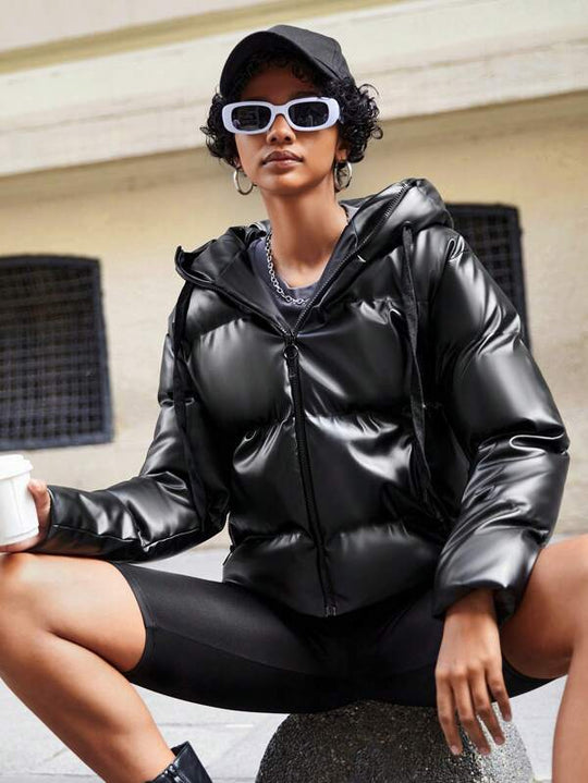 EB | Damen Puffjacke mit Kapuze