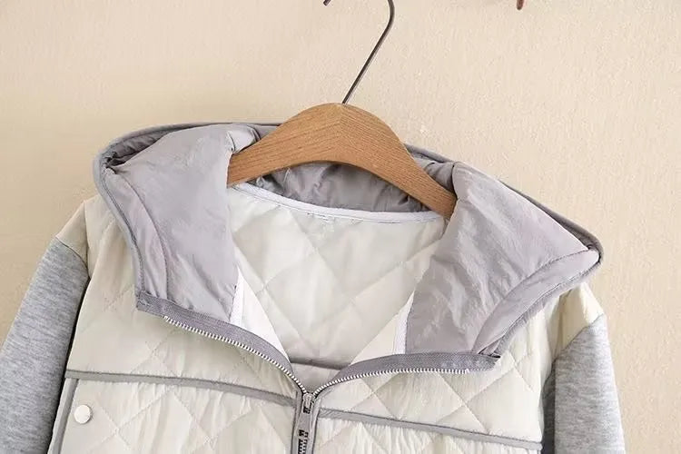 EB | Damen Stepp-Hoodie - Übergröße - Warm & Stylisch