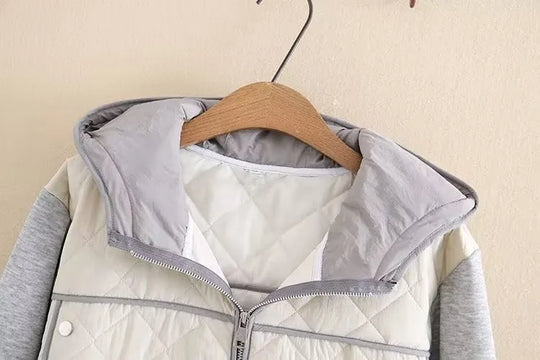 EB | Damen Stepp-Hoodie - Übergröße - Warm & Stylisch