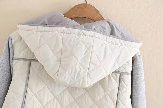 EB | Damen Stepp-Hoodie - Übergröße - Warm & Stylisch