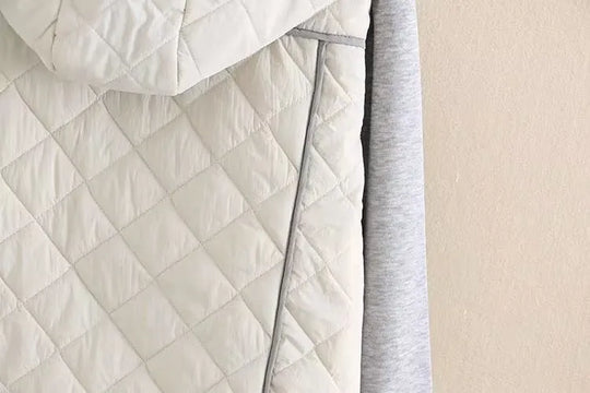 EB | Damen Stepp-Hoodie - Übergröße - Warm & Stylisch