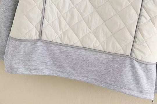 EB | Damen Stepp-Hoodie - Übergröße - Warm & Stylisch