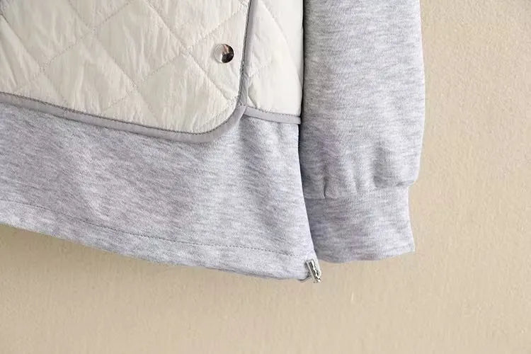 EB | Damen Stepp-Hoodie - Übergröße - Warm & Stylisch