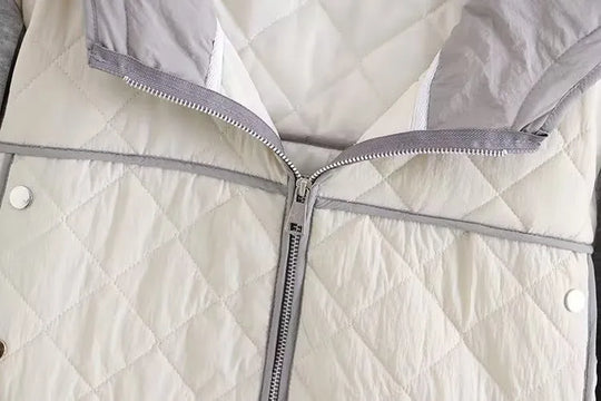 EB | Damen Stepp-Hoodie - Übergröße - Warm & Stylisch