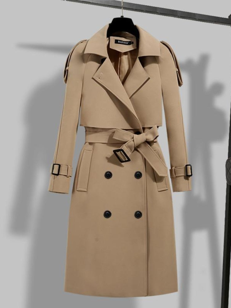 EB | Damen Trenchcoat - Stilvoll und Vielseitig