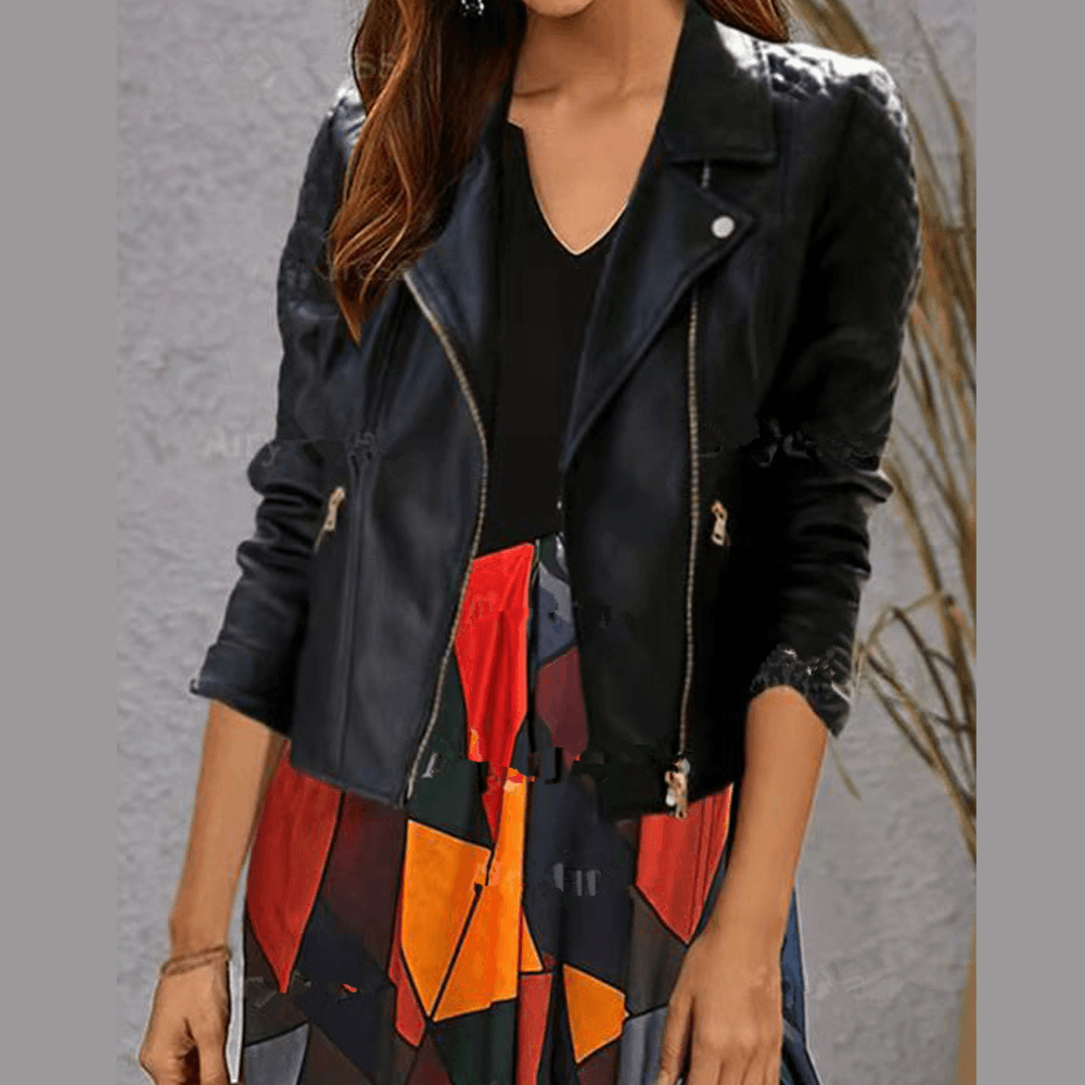 EB | Damen Trendy Denim Jacke - Lässig und Bequem