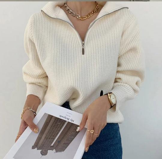 EB | Damen V-Ausschnitt Pullover