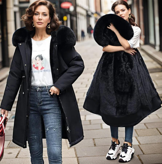 EB | Damen Warm Wasserfest Wintermantel