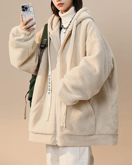 EB | Damen Winter Fleecejacke - Oversized & Warm
