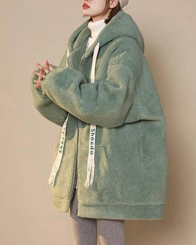 EB | Damen Winter Fleecejacke - Oversized & Warm