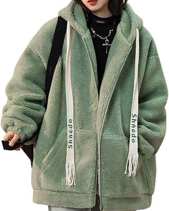 EB | Damen Winter Fleecejacke - Oversized & Warm
