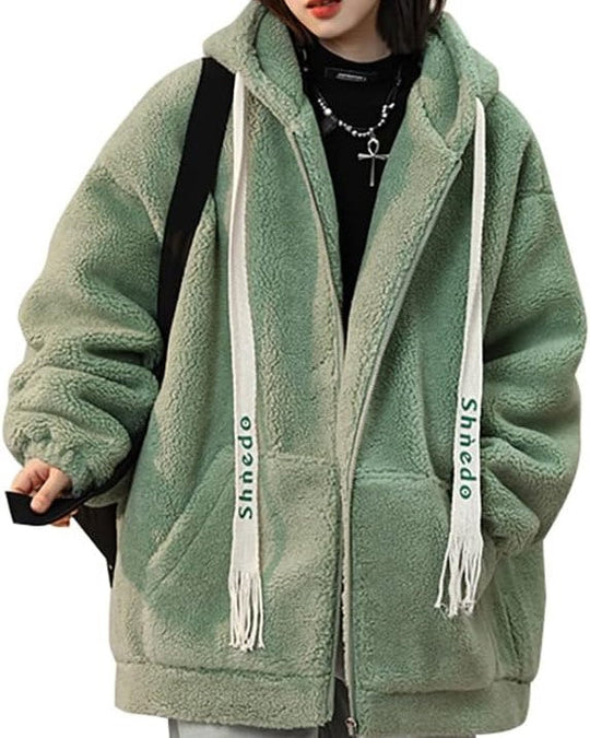 EB | Damen Winter Fleecejacke - Oversized & Warm