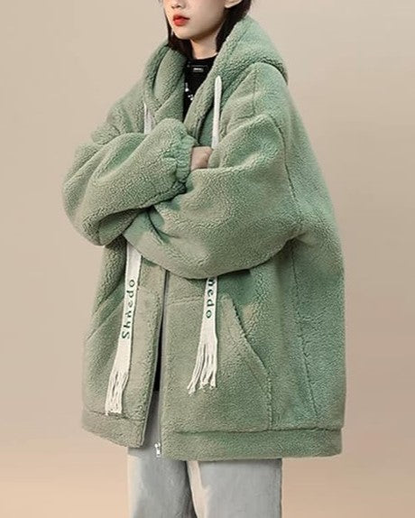 EB | Damen Winter Fleecejacke - Oversized & Warm