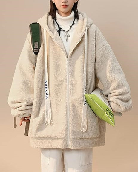 EB | Damen Winter Fleecejacke - Oversized & Warm