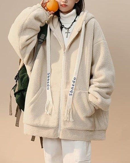EB | Damen Winter Fleecejacke - Oversized & Warm