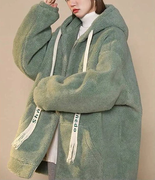 EB | Damen Winter Fleecejacke - Oversized & Warm