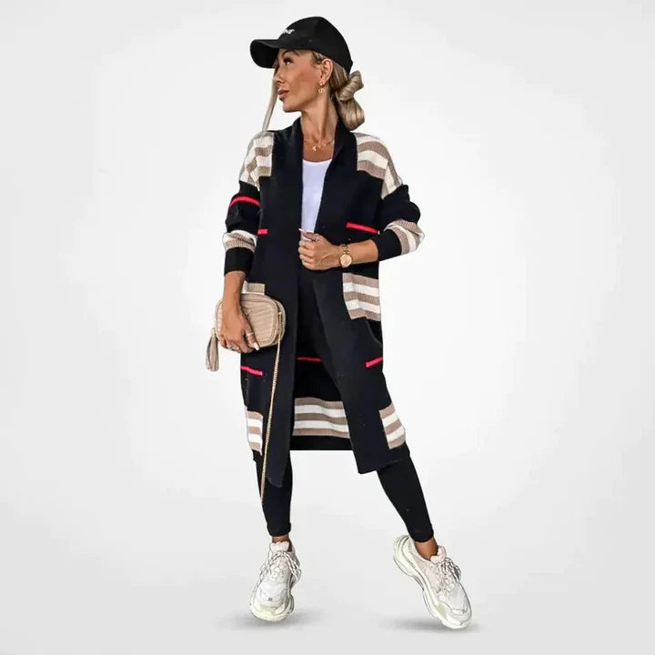 EB | Holz für Damen-Cardigan