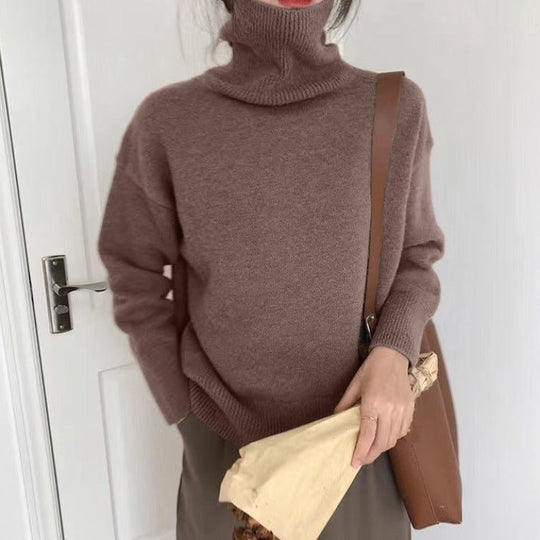 EB - Weit geschnittener warmer Rollkragenpullover