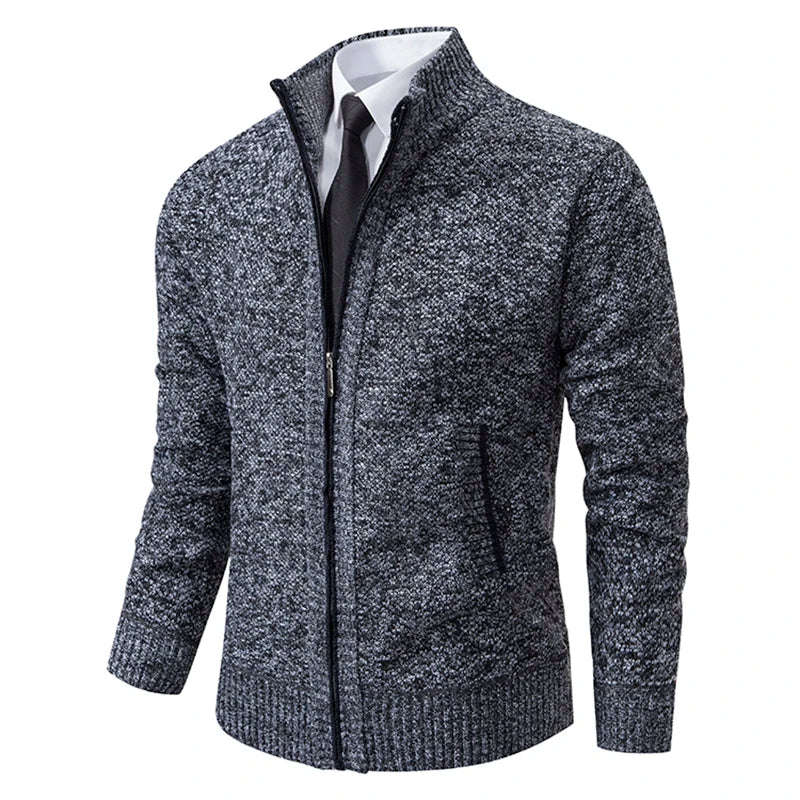 EB - Stilvolle und Bequeme Winter Fleece Jacke mit Reißverschluss für Männer