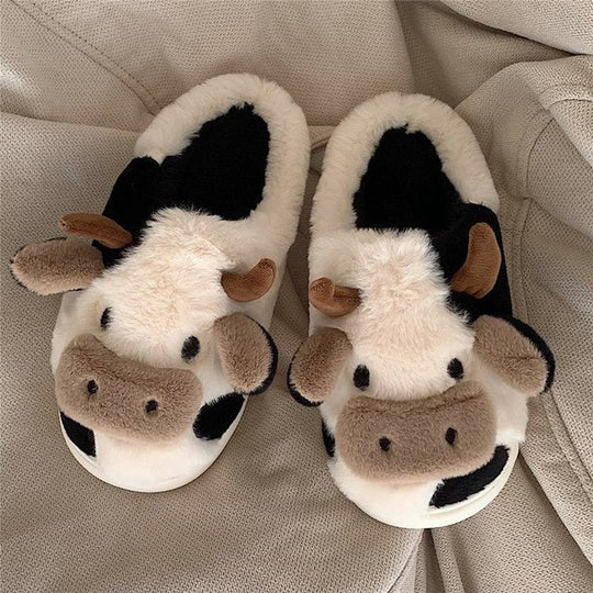 EB | Bequeme Damen Hausschuhe mit Tiermuster
