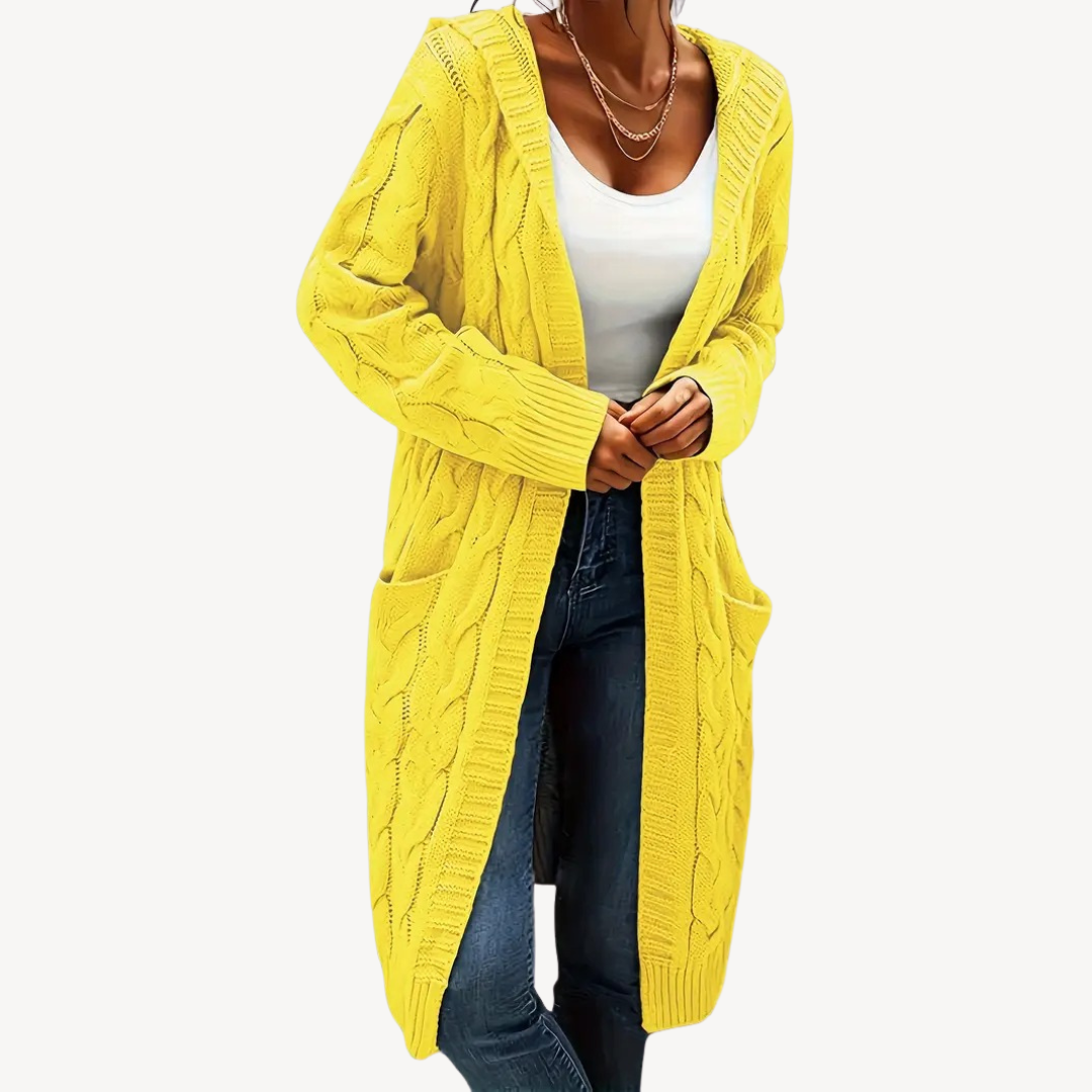EB | Kabelstrick Kapuzencardigan