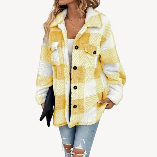 EB | Karo Fleecejacke für Damen