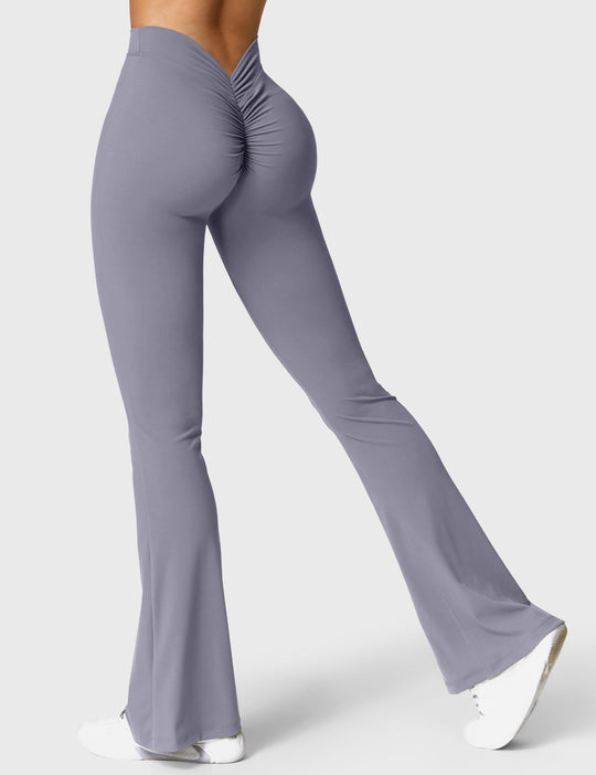EB | Ausgestellte Leggings mit V-Ausschnitt