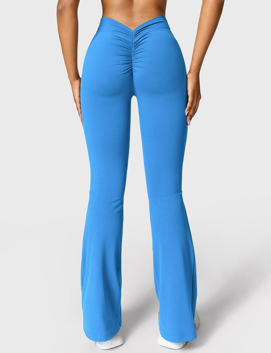 EB | Ausgestellte Leggings mit V-Ausschnitt