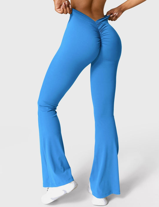 EB | Ausgestellte Leggings mit V-Ausschnitt