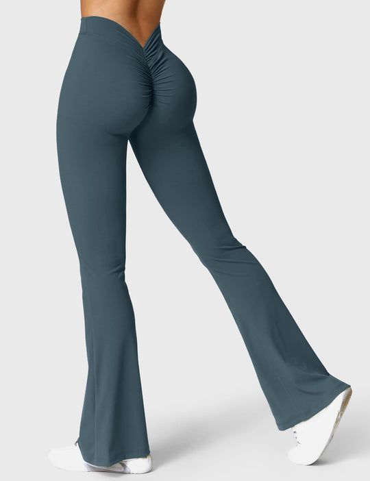 EB | Ausgestellte Leggings mit V-Ausschnitt