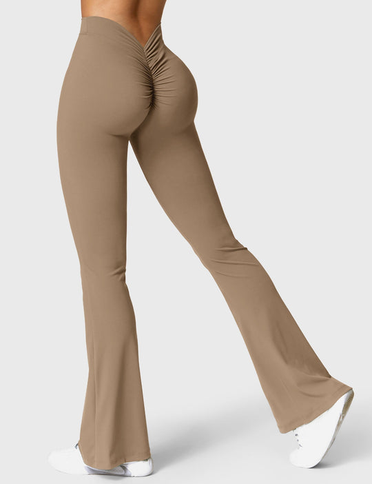 EB | Ausgestellte Leggings mit V-Ausschnitt