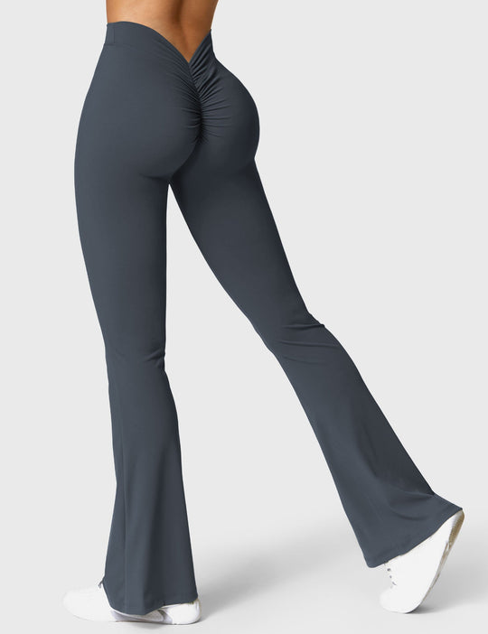 EB | Ausgestellte Leggings mit V-Ausschnitt