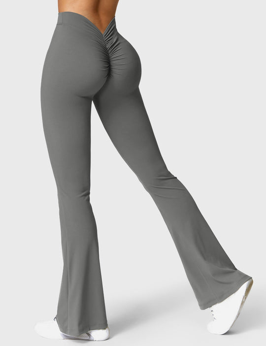 EB | Ausgestellte Leggings mit V-Ausschnitt