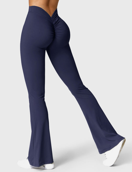 EB | Ausgestellte Leggings mit V-Ausschnitt
