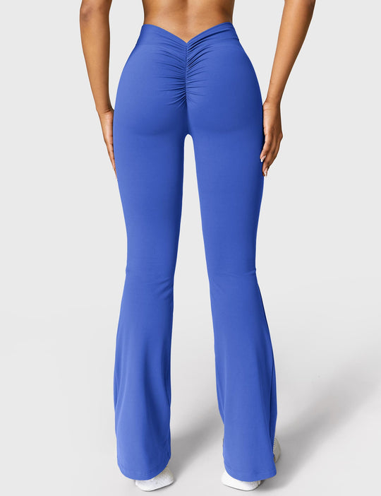 EB | Ausgestellte Leggings mit V-Ausschnitt