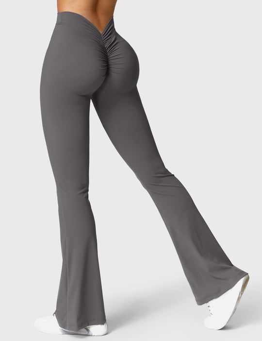 EB | Ausgestellte Leggings mit V-Ausschnitt