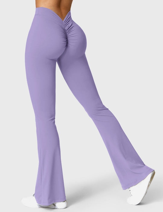 EB | Ausgestellte Leggings mit V-Ausschnitt