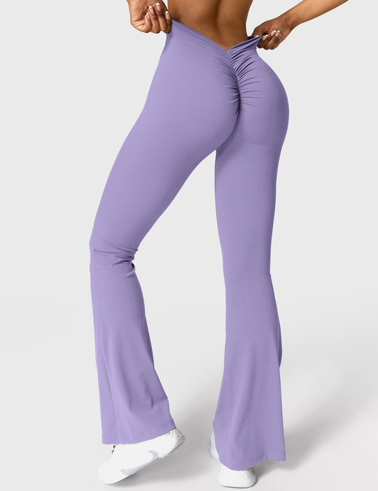 EB | Ausgestellte Leggings mit V-Ausschnitt