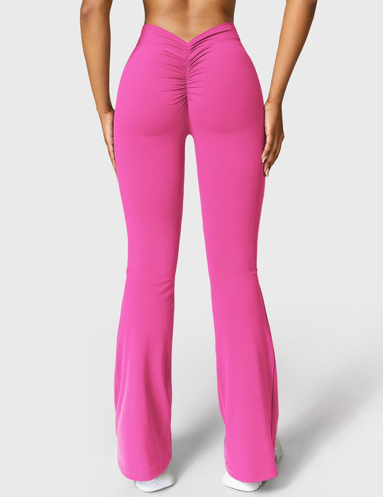 EB | Ausgestellte Leggings mit V-Ausschnitt