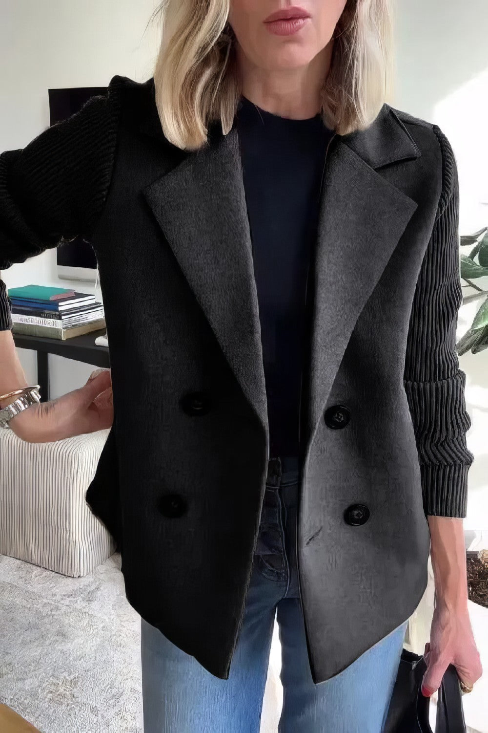 EB | Blazer mit Struktur Doppelreihige Schließung Elegant und Komfortabel