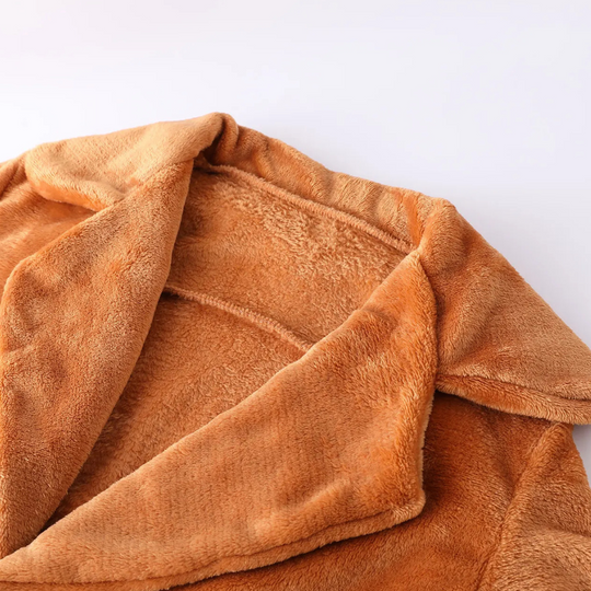 EB | Warmer Plüsch Wintermantel für Damen