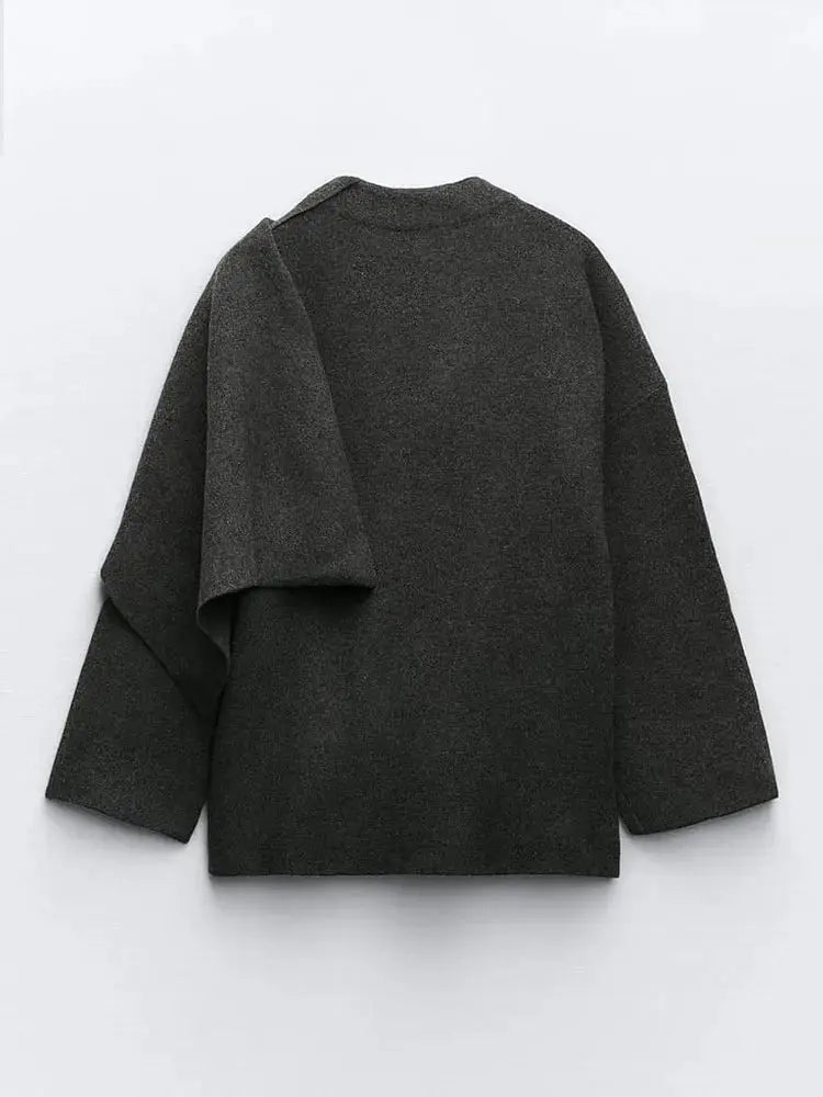 EB | Elegante Cape Jacke Zeitloser Stil und Vielseitige Eleganz