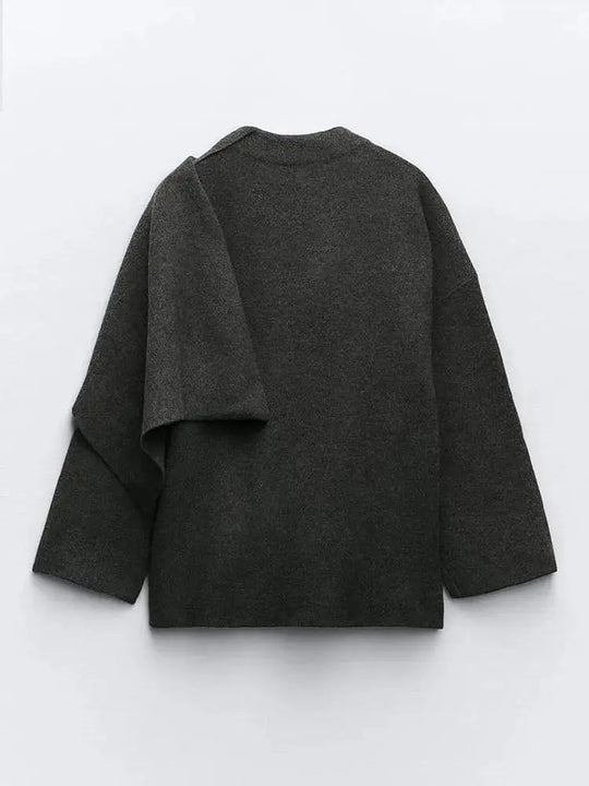 EB | Elegante Cape Jacke Zeitloser Stil und Vielseitige Eleganz