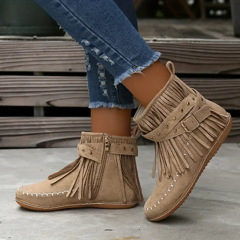 EB | Plüschgefütterte Damenstiefelette