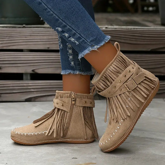 EB | Plüschgefütterte Damenstiefelette
