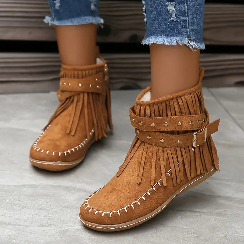 EB | Plüschgefütterte Damenstiefelette