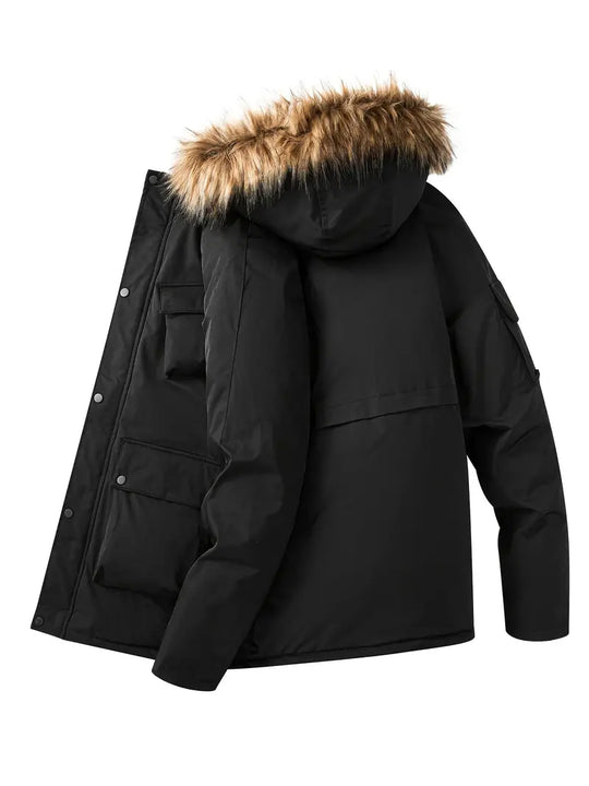EB | Wintermantel Herren Schwarz