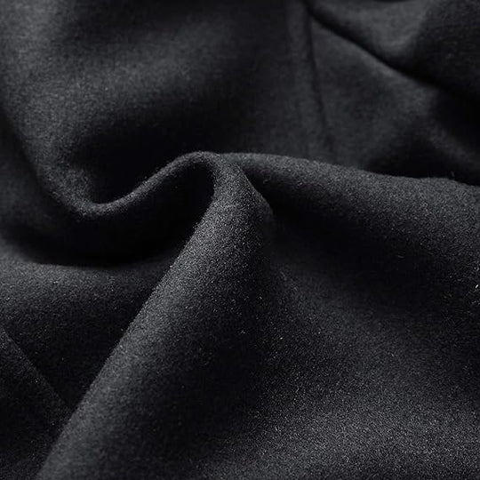 EB | Langer Mantel Herren Schwarz